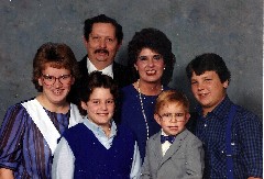 Joanna, Tony, Judy, Tim, Tabitha, Justin Sayger